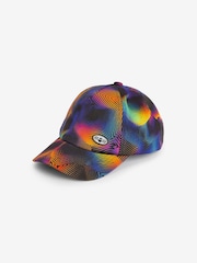 Orange Glitch Print Baseball Cap (3-16yrs) - Image 1 of 2