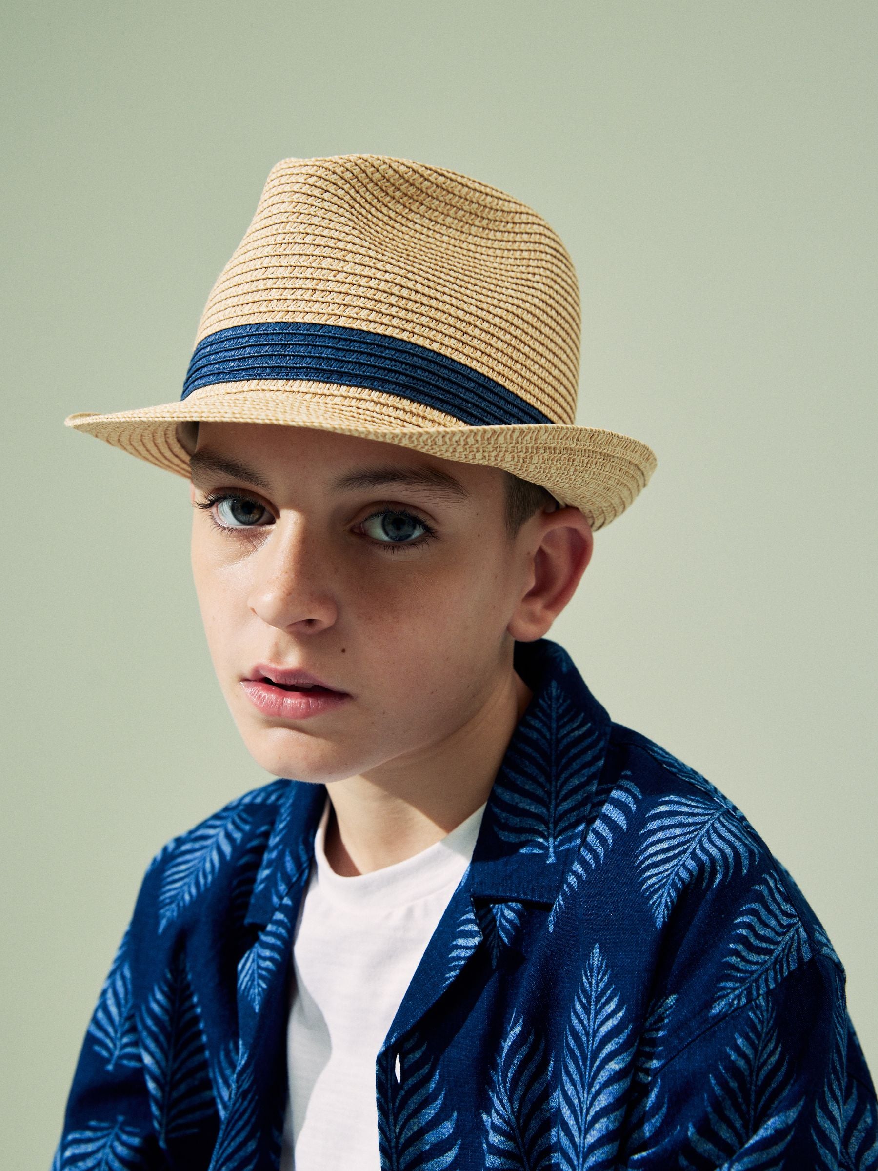 Buy Neutral Navy Band Trilby Hat 1 16yrs from Next Italy