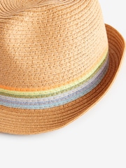 Neutral Rainbow Band Trilby Hat (1-16yrs) - Image 2 of 2