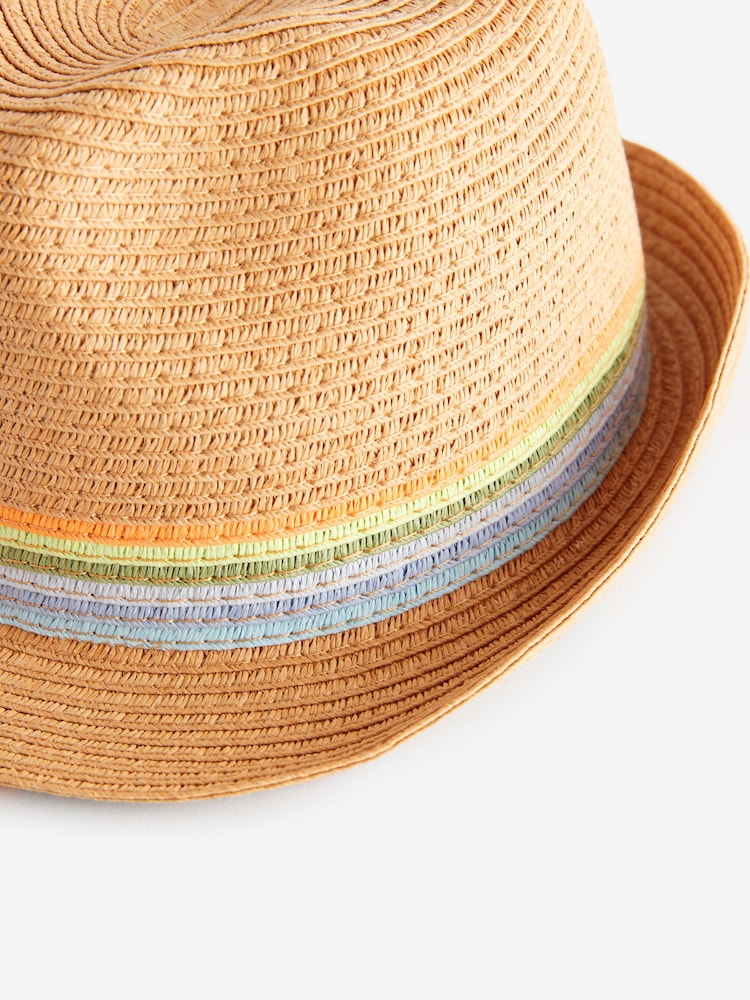 Neutral Rainbow Band Trilby Hat (1-16yrs) - Image 2 of 2