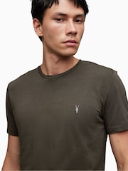 AllSaints Green Tonic Crew T-Shirts 3 Pack - Image 6 of 6