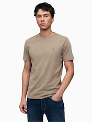 AllSaints Brown Brace Crew T-Shirts 3 Pack - Image 2 of 7