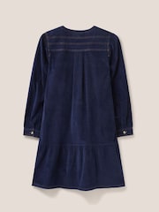 White Stuff Blue Norma Corduroy Dress - Image 6 of 6