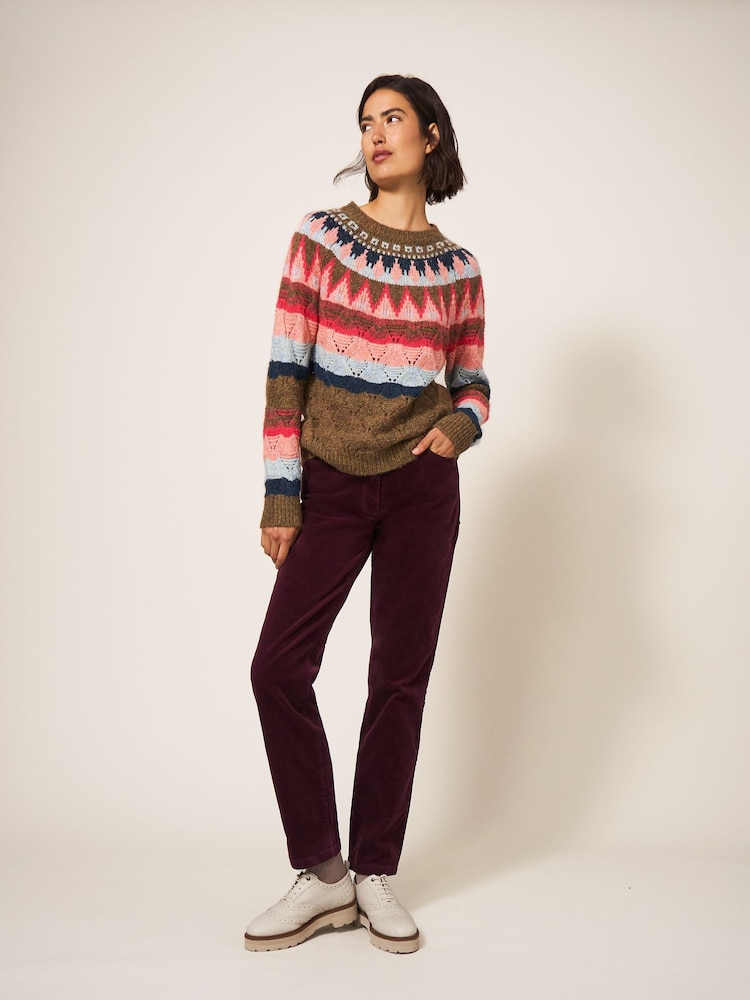 White Stuff Brooke Straight Cord Jeans - Image 1 of 6 White Stuff Brooke Straight Cord Jeans - Image 1 of 6