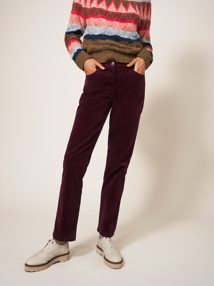 White Stuff Brooke Straight Cord Jeans - Image 2 of 6 White Stuff Brooke Straight Cord Jeans - Image 2 of 6