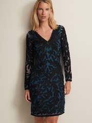 Phase Eight Natural Jasinta Tapework Midi Dress - Image 1 of 6