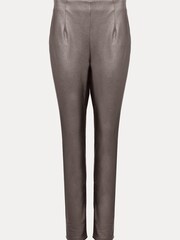 Phase Eight Grey Amina Faux Leather Jeggings - Image 6 of 6