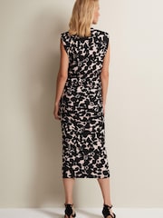 Phase Eight Natural Multi Taylor Floral Jersey Midi Dress - Image 2 of 6
