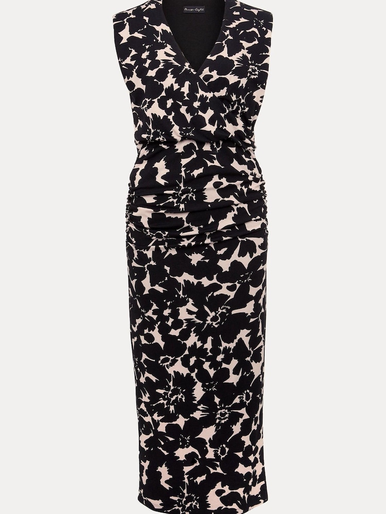 Phase Eight Natural Multi Taylor Floral Jersey Midi Dress - Image 6 of 6