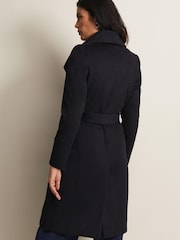 Phase Eight Blue Nicci Wool Smart Coat - Image 2 of 6