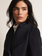 Phase Eight Blue Nicci Wool Smart Coat - Image 5 of 6