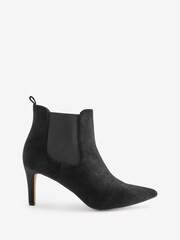Phase Eight Black Suede Ankle Boots - Image 1 of 7