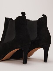 Phase Eight Black Suede Ankle Boots - Image 4 of 7