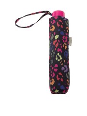 Totes Multi Eco Supermini Panther Print Umbrella - Image 1 of 4