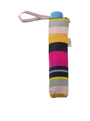 Totes Multi Eco Supermini Magenta Block Stripe Print Umbrella - Image 2 of 4