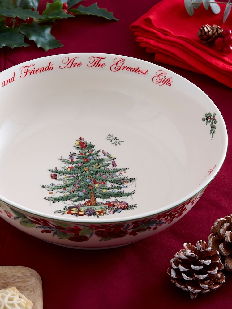 Spode Cream Christmas Tree 2023 Annual Large Bowl - Image 1 of 4