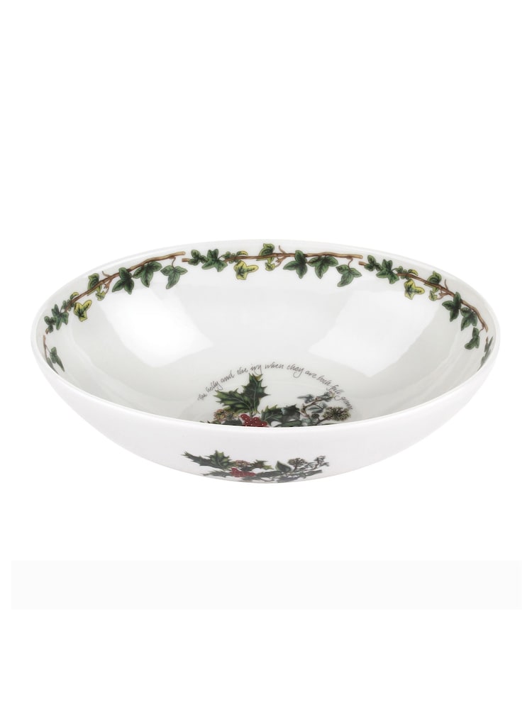 Portmeirion Clear The Holly and the Ivy Oval Nesting Bowl - Image 3 of 3