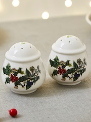 Portmeirion The Holly and the Ivy Salt & Pepper Set - Image 1 of 4