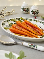 Portmeirion Clear The Holly and the Ivy 33cm Platter - Image 2 of 3