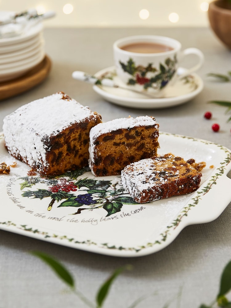 Portmeirion The Holly and the Ivy Square Cake Plate - Image 2 of 3