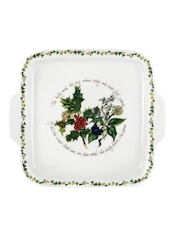 Portmeirion The Holly and the Ivy Square Cake Plate - Image 3 of 3
