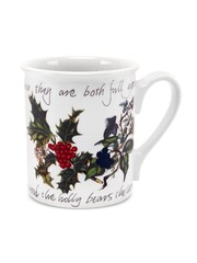 Portmeirion The Holly and the Ivy Set of 6 Breakfast Mugs - Image 2 of 2