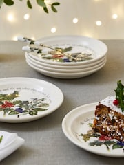 Portmeirion The Holly and the Ivy Set of 6 15cm Side Plates - Image 2 of 3