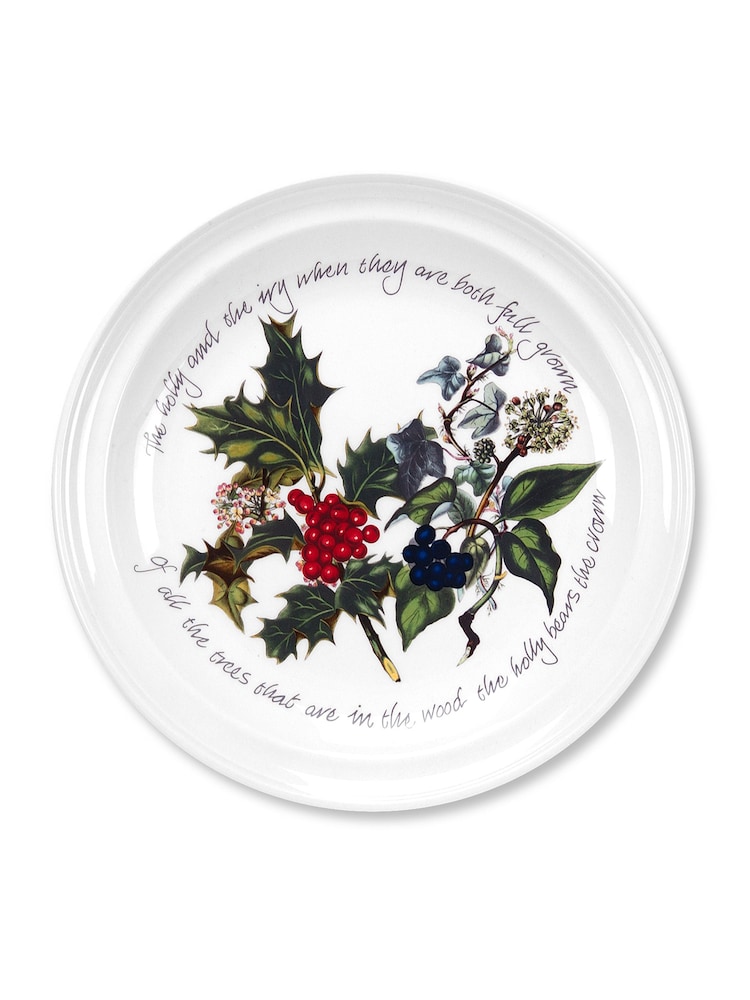 Portmeirion The Holly and the Ivy Set of 6 15cm Side Plates - Image 3 of 3