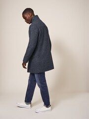 White Stuff Grey Horsholm Wool Funnel Coat - Image 2 of 6