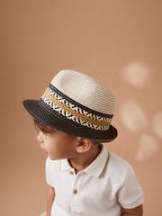 Monochrome Trilby Hat (1-16yrs) - Image 2 of 4