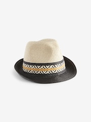 Monochrome Trilby Hat (1-16yrs) - Image 3 of 4