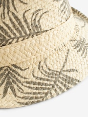 Neutral Palm Print Trilby Hat (1-16yrs) - Image 2 of 3