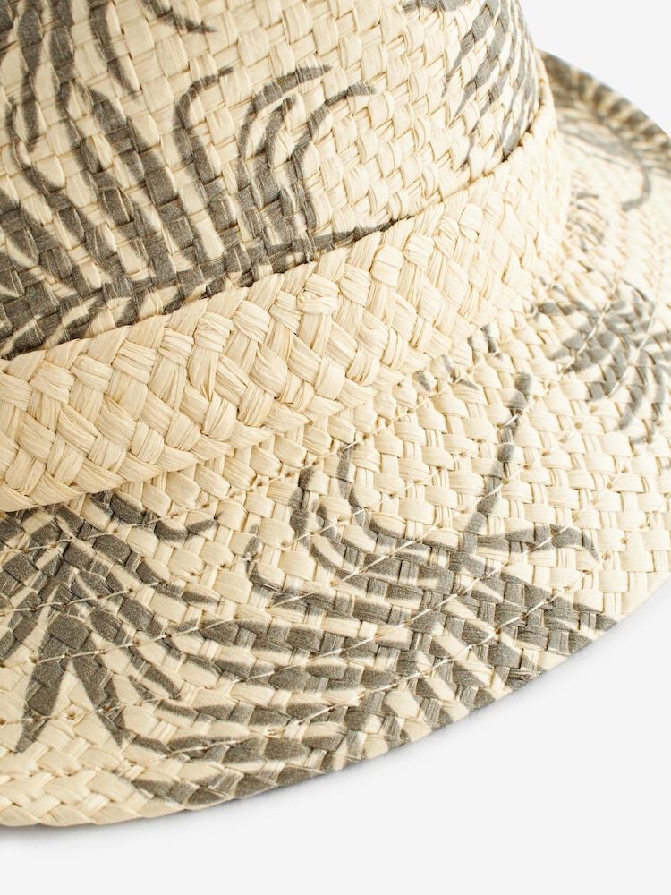 Neutral Palm Print Trilby Hat (1-16yrs) - Image 2 of 3