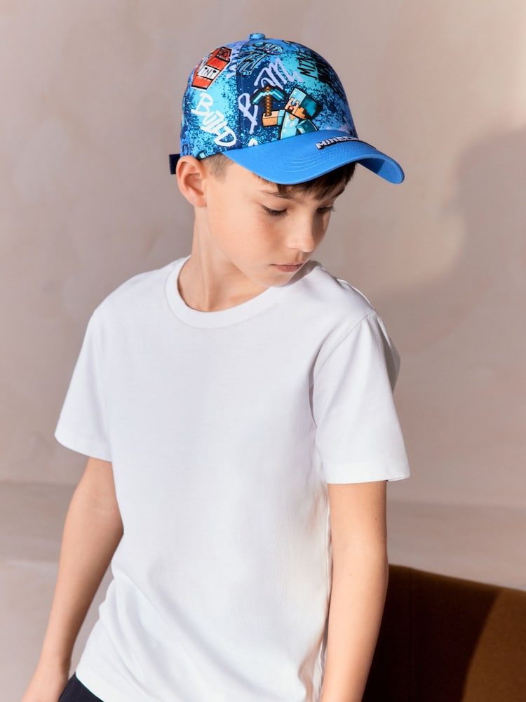 Minecraft Grafitti 100% Cotton License Cap (1-16yrs) - Image 2 of 5