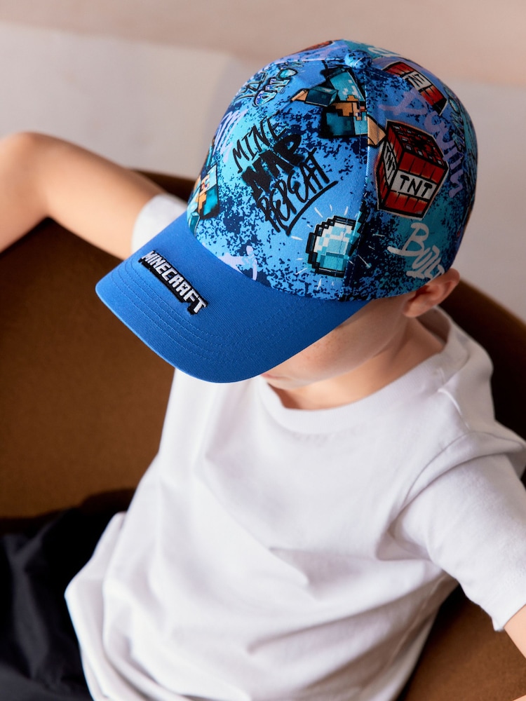 Minecraft Grafitti 100% Cotton License Cap (1-16yrs) - Image 3 of 5