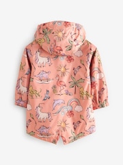 Peach Pink Shower Resistant Printed Cagoule (3mths-7yrs) - Image 6 of 9