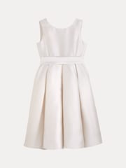 Phase Eight White Satin Melody Fit And Flare Dress - Image 8 of 8