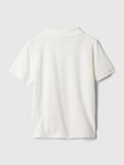Gap White Logo Pique Short Sleeve Polo Shirt (Newborn-5yrs) - Image 2 of 3