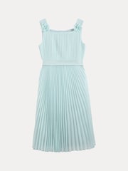 Phase Eight Blue Belle Pleat Dress - Image 4 of 7