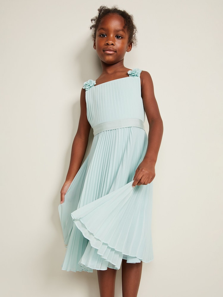 Buy Phase Eight Blue Belle Pleat Dress from Next USA Buy Phase Eight Blue Belle Pleat Dress from Next USA