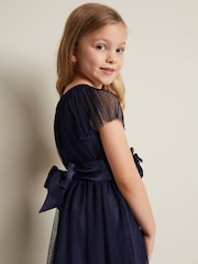 Phase Eight Blue Jasmine Tulle Fit And Flare Dress - Image 7 of 8