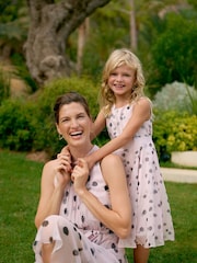Phase Eight Pink Megura Polka Dot Fit And Flare Dress - Image 2 of 9
