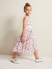Phase Eight Pink Megura Polka Dot Fit And Flare Dress - Image 5 of 9