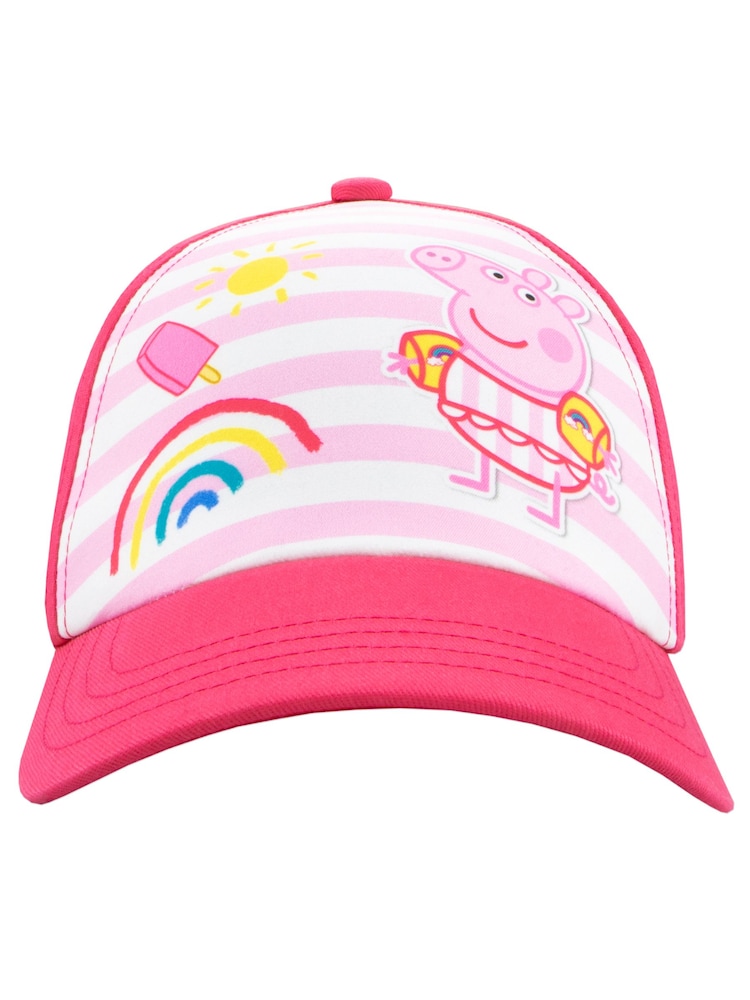 Character Pink 100% Cotton Peppa Pig Cap - Image 1 of 3