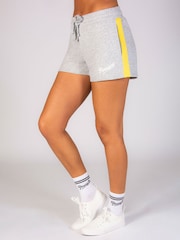 Pineapple Grey Womens Panel Sweat Shorts - Image 1 of 7