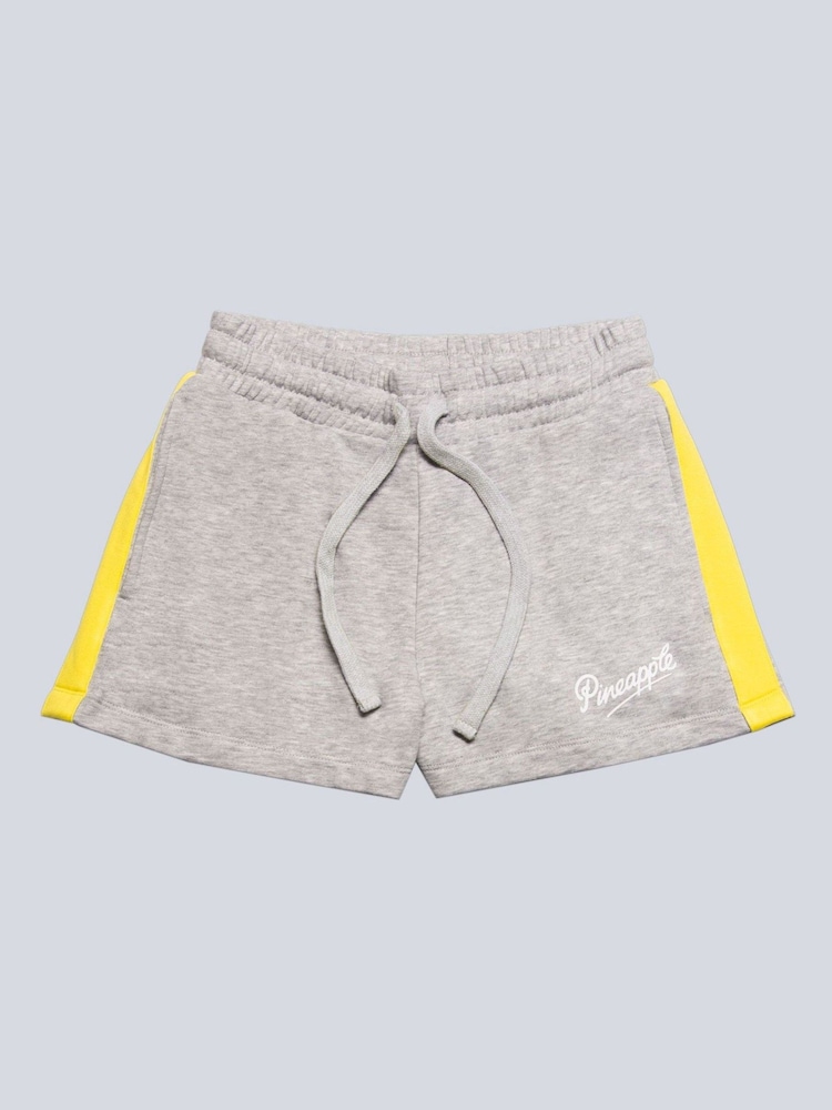 Pineapple Grey Womens Panel Sweat Shorts - Image 7 of 7