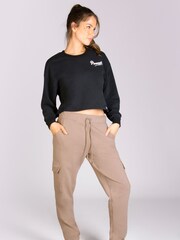 Pineapple Brown Womens Cargo Joggers - Image 2 of 5