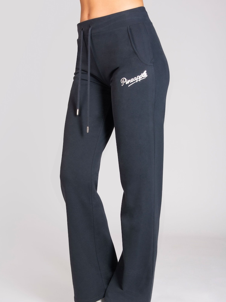 Pineapple Grey Womens Essential Wide Leg Joggers - Image 1 of 5