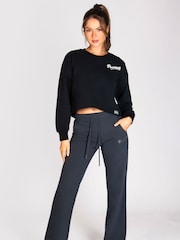 Pineapple Grey Womens Essential Wide Leg Joggers - Image 2 of 5