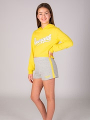 Pineapple Yellow Logo Girls Crop Hoodie - Image 3 of 6